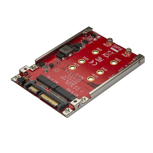 STARTECH StarTech.com Adaptateur pour deux disques SSD M.2 vers SATA