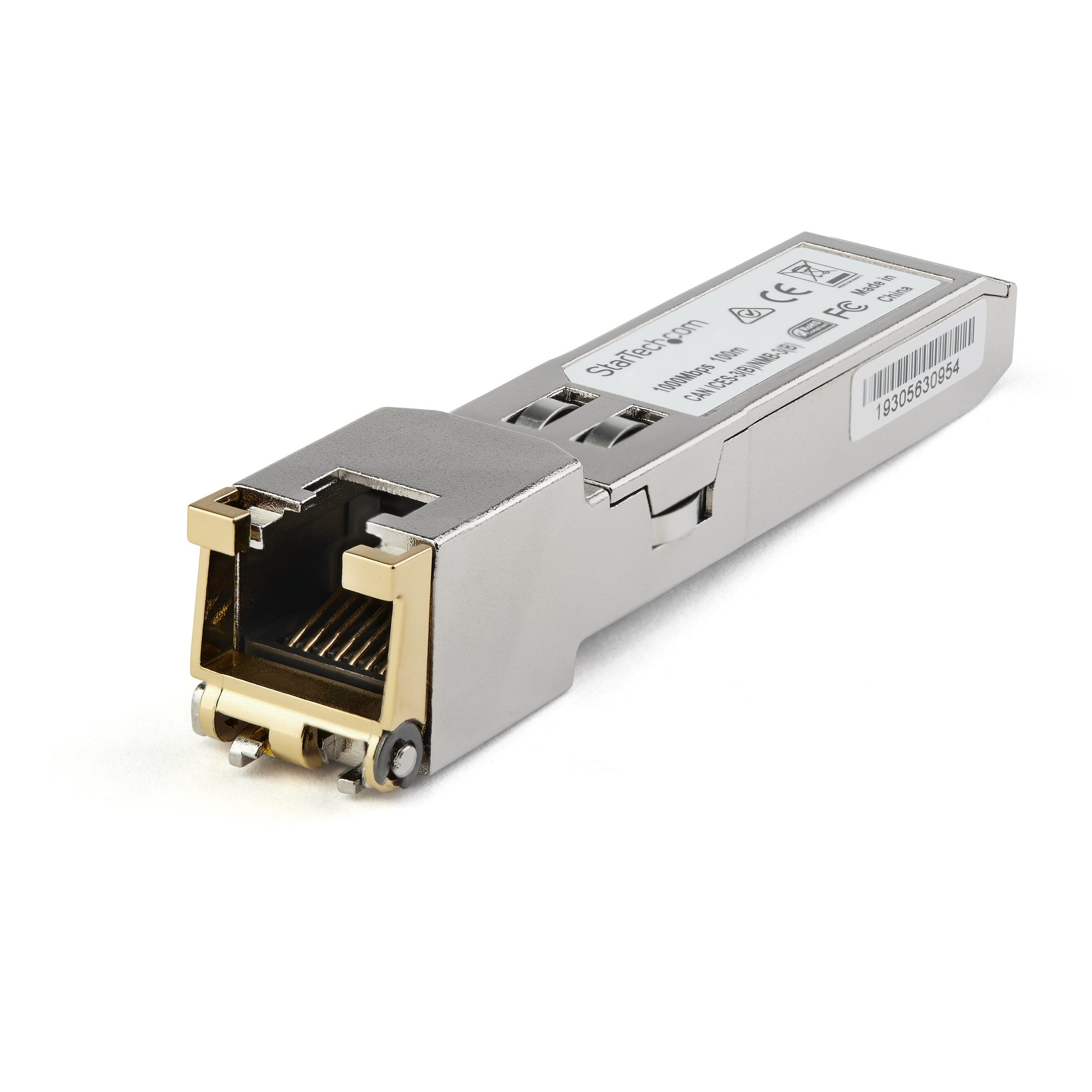 CISCO Le modèle GLCTEST est un module de transceiver en cuivre compatible avec Cisco GLC-TE, qui a été conçu, programmé et testé pour fonctionner avec les commutateurs et routeurs de la marque Cisco® sur une plage de températures étendue. Il fournit une c