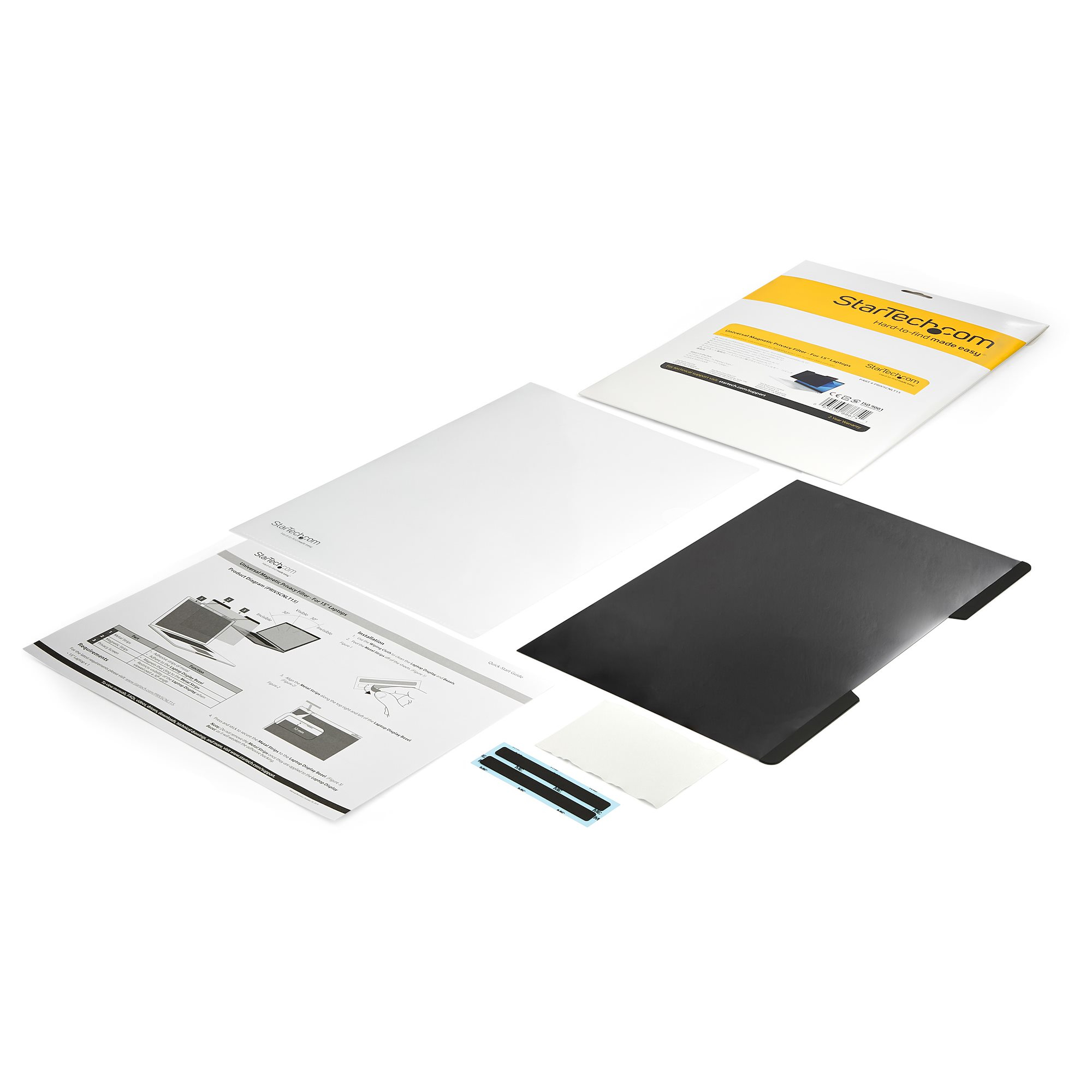 STARTECH StarTech.com PRIVSCNLT15 Filtre de confidentialité universel pour ordinateur portable