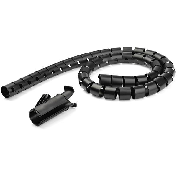 STARTECH Voici une solution simple et rapide pour organiser vos câbles. Ce passe-câbles en spirale s''enroule autour de vos câbles pour dégager votre zone de travail, tout en protégeantvos câblesde l''abrasion. Les dimensions du passe-câbles extensible so