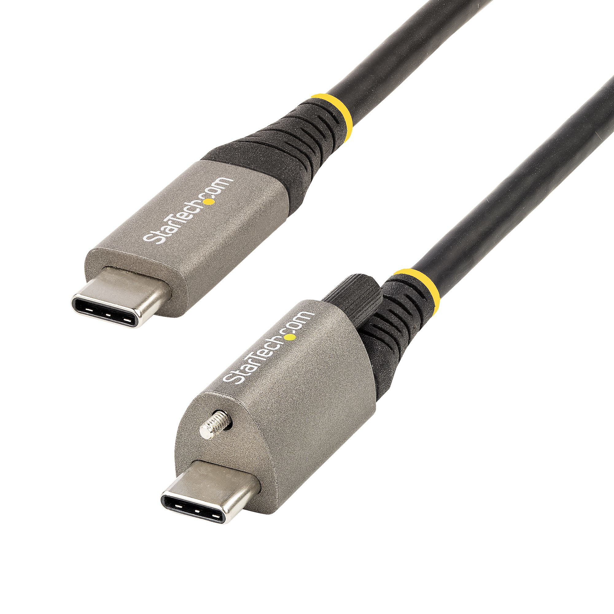 STARTECH <p><strong>Câble haute performance</strong><p>Ce câble USB-C 3.2/3.1 Gen 2 10Gbps à verrouillage par vis supérieure vous permet de connecter vos périphériques USB Type-C pour la synchronisation, la charge et l'alimentation de vos appareils.</p><p