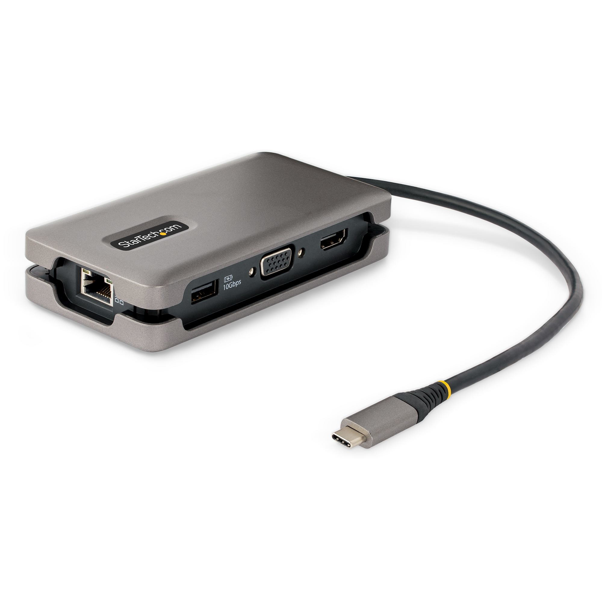 STARTECH StarTech.com Adaptateur Multiport USB-C, 4K60Hz HDMI/VGA, Hub USB, PD