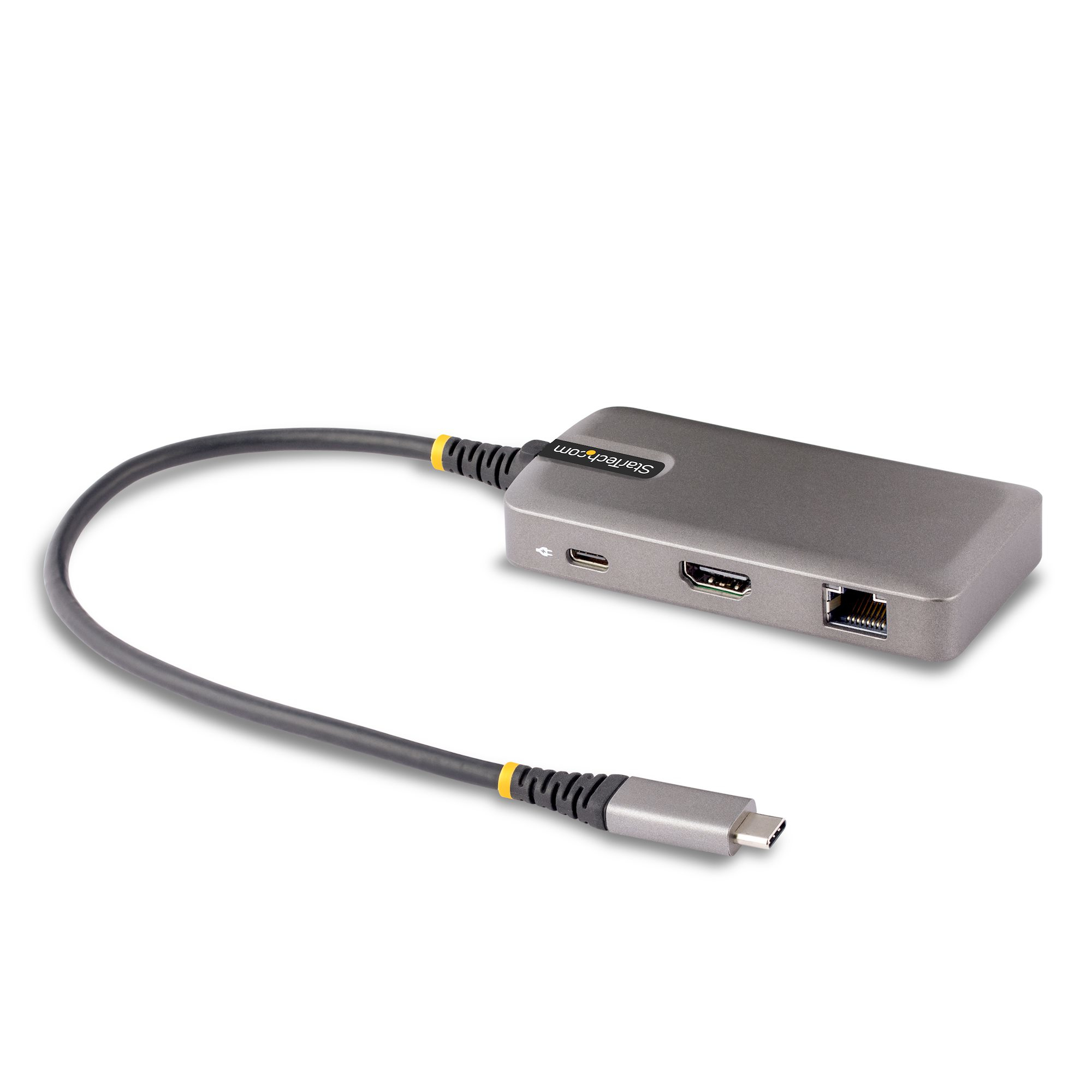 STARTECH StarTech.com Adaptateur Multiport USB-C, HDMI, Hub USB 2 Ports, PD, GbE