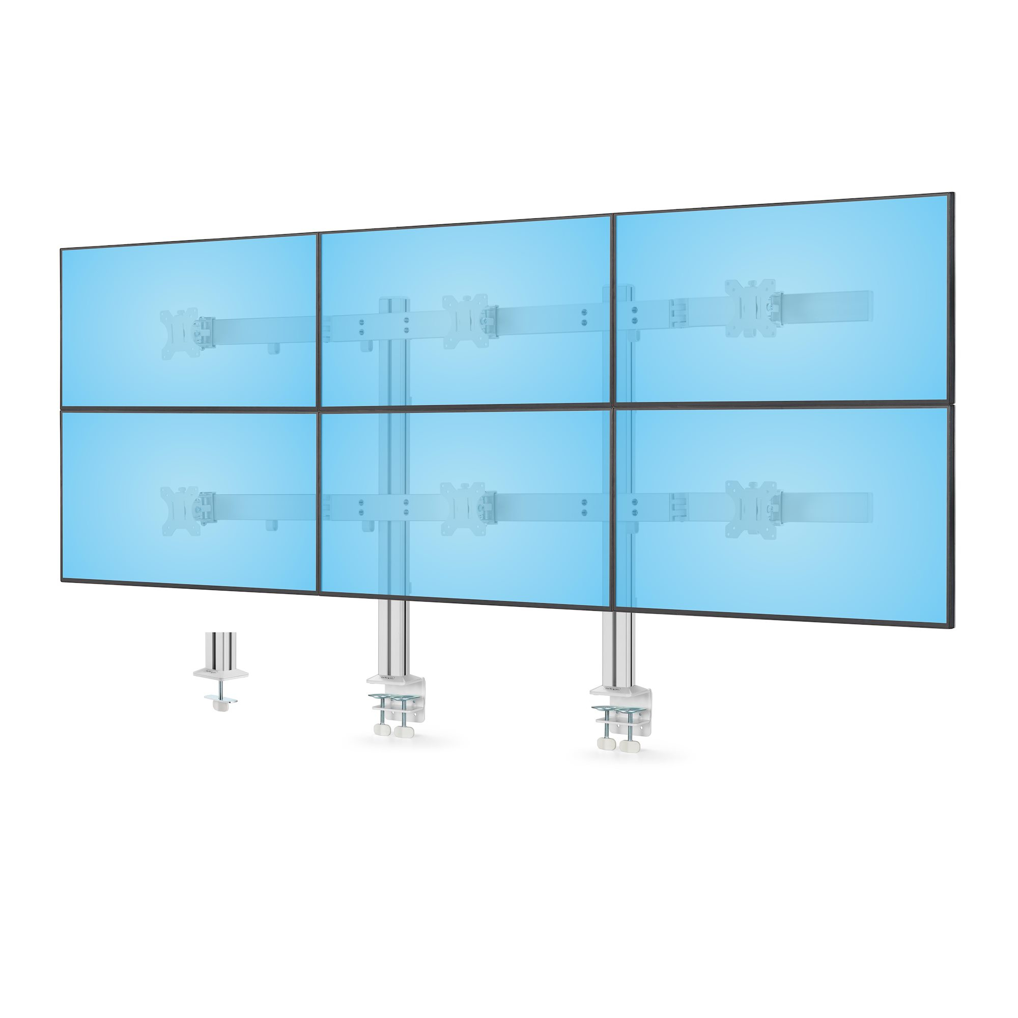 STARTECH Support de bureau pour 6 écrans LCD jusqu'à 32