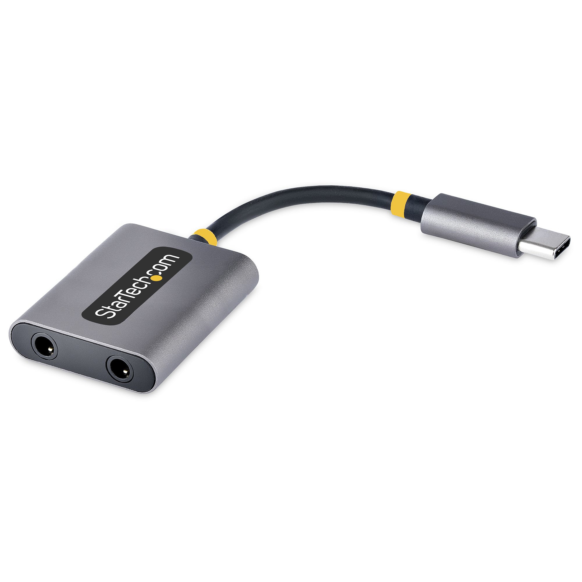 STARTECH StarTech.com Adaptateur Casque USB-C, Double Casque USB-C avec Entrée Mic
