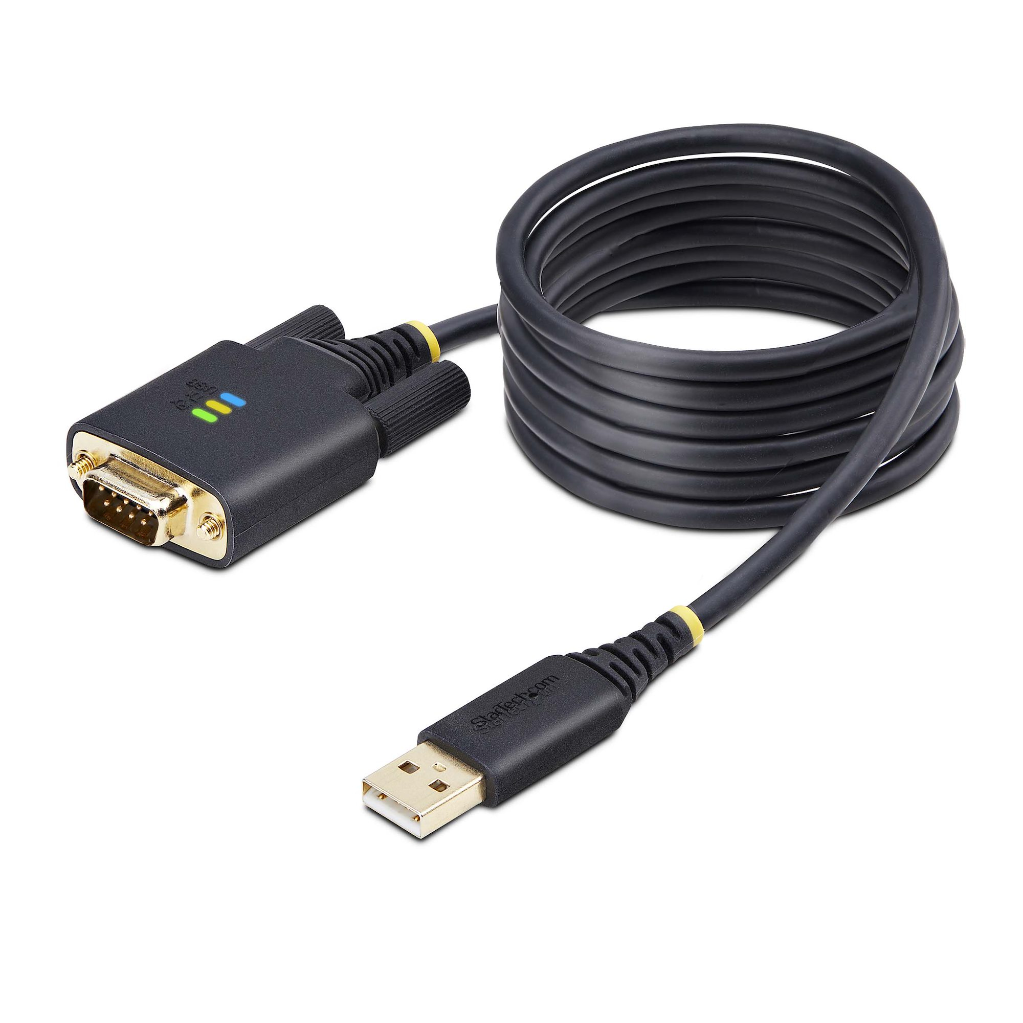 STARTECH StarTech.com 6.6ft (2m) USB to Serial Adapter Cable, COM Retention, RS232