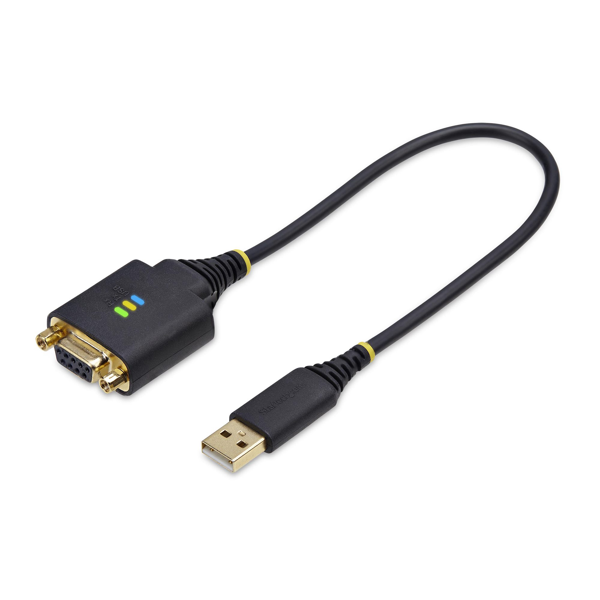STARTECH StarTech.com 1ft/30cm USB to Null Modem Serial Adapter Cable, FTDI, RS232