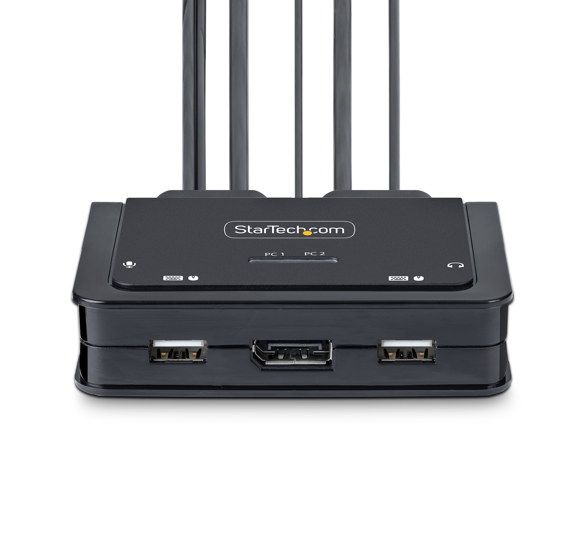 STARTECH 2-Port Hybrid USB-C DisplayPort Cable KVM Switch