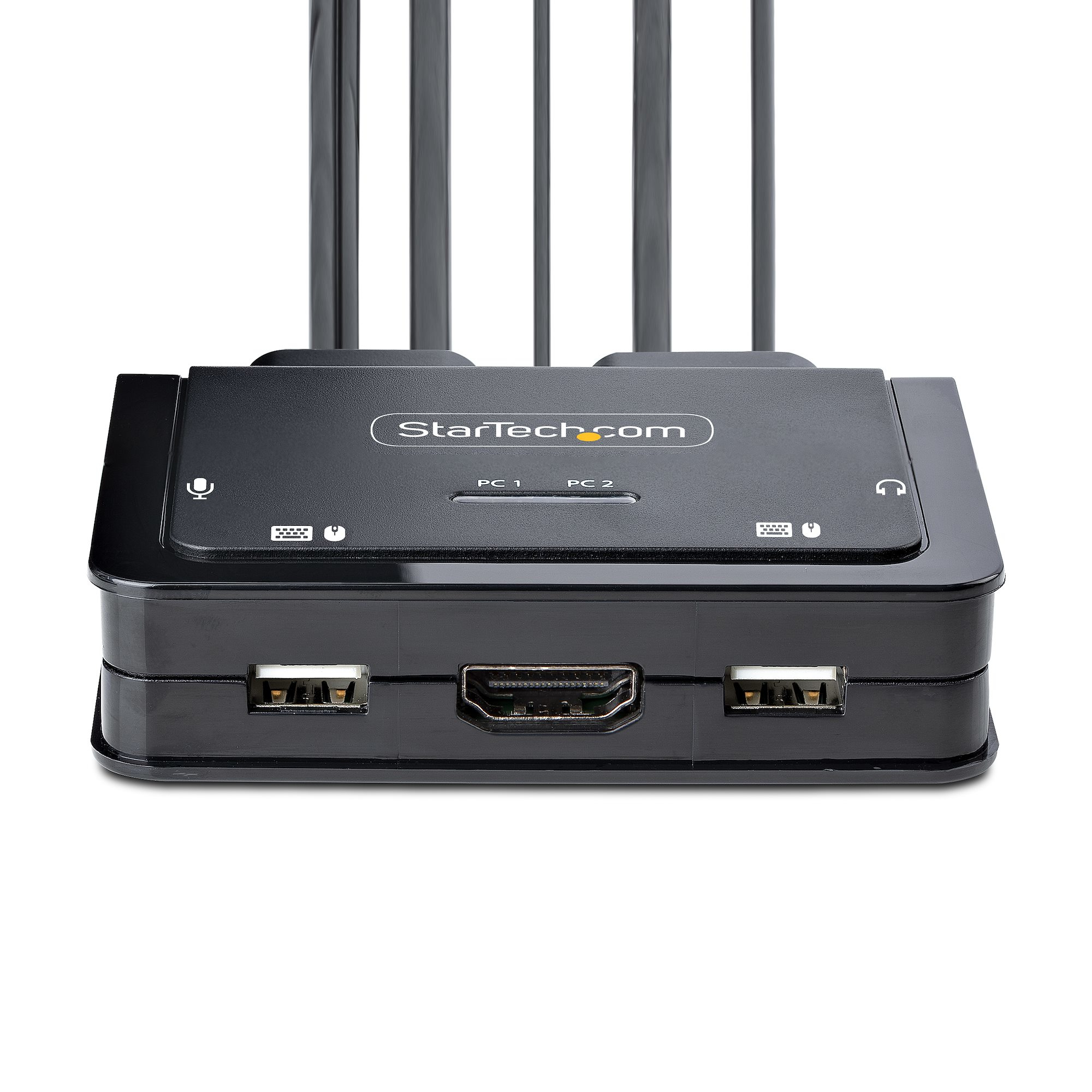 STARTECH StarTech.com 2-Port Hybrid USB-C HDMI Cable KVM Switch