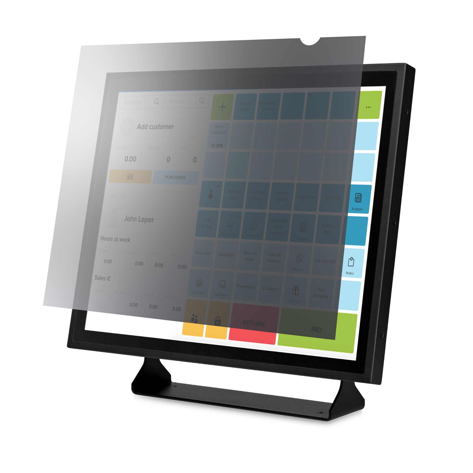 STARTECH StarTech.com 17-inch 5:4 Computer Monitor Privacy Filter, Anti-Glare Privacy Screen with 51% Blue Light Reduction, Black-out Monitor Screen Protector w/+/- 30 deg. Viewing Angle, Matte and Glossy Sides (1754-PRIVACY-SCREEN)