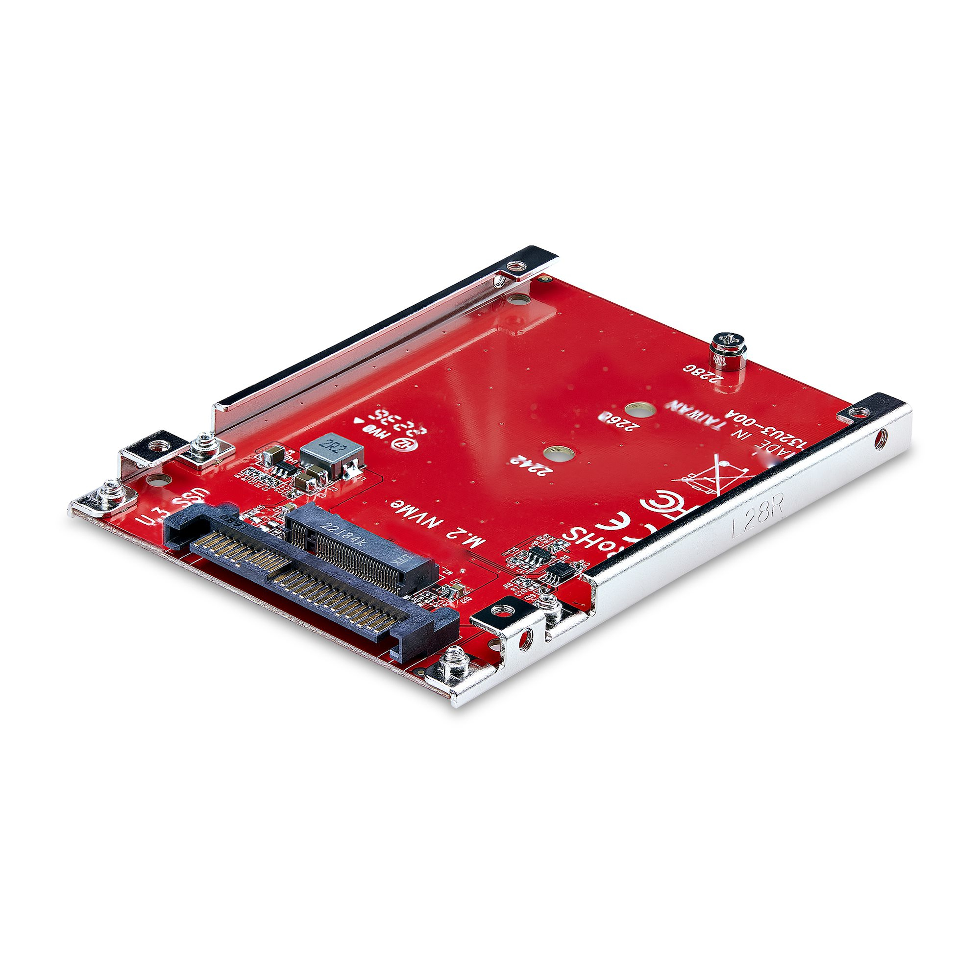 STARTECH StarTech.com M.2 to U.3 Adapter, For M.2 NVMe SSDs, PCIe M.2 Drive to 2.5inch U.3 (SFF-TA-1001) Host Adapter/Converter, TAA Compliant