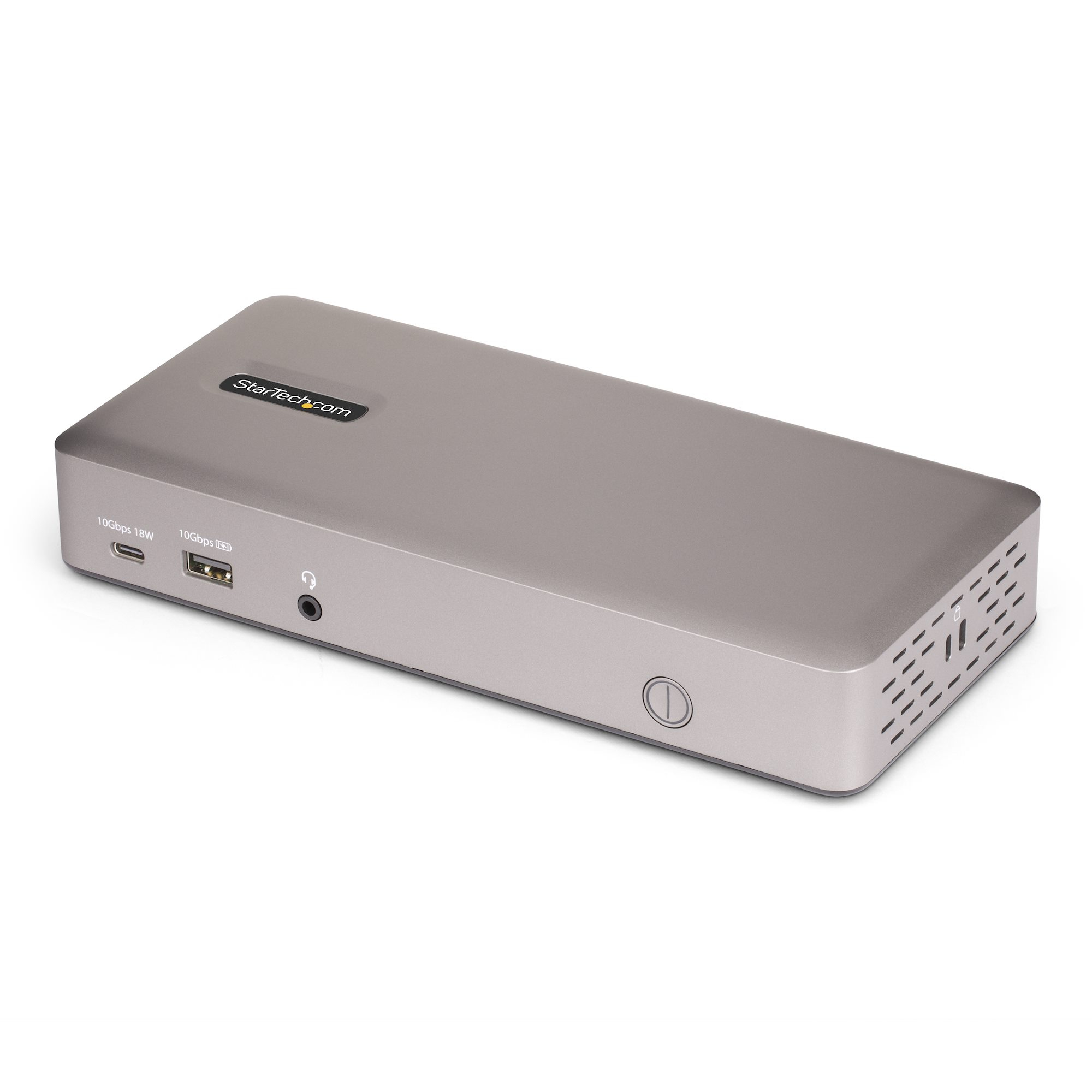 STARTECH Triple-Monitor USB4 Docking Station, 4K 60Hz HDMI or DisplayPort, 6x USB Hub, 2.5GbE, 100W Charging, Driverless USB-C Dock