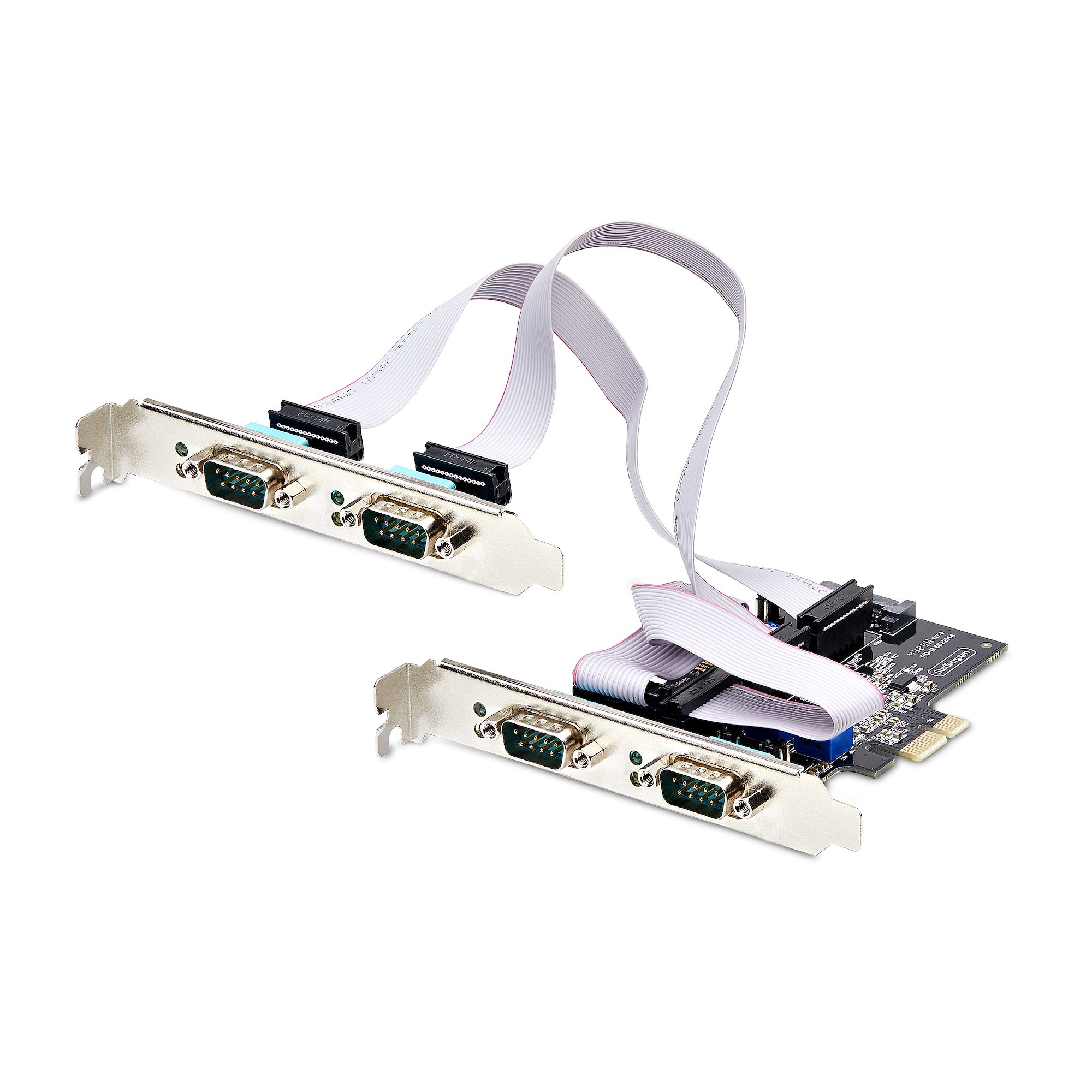 STARTECH StarTech.com Carte Série PCIe à 4 Ports, Carte 4 Ports RS232/RS422/RS485
