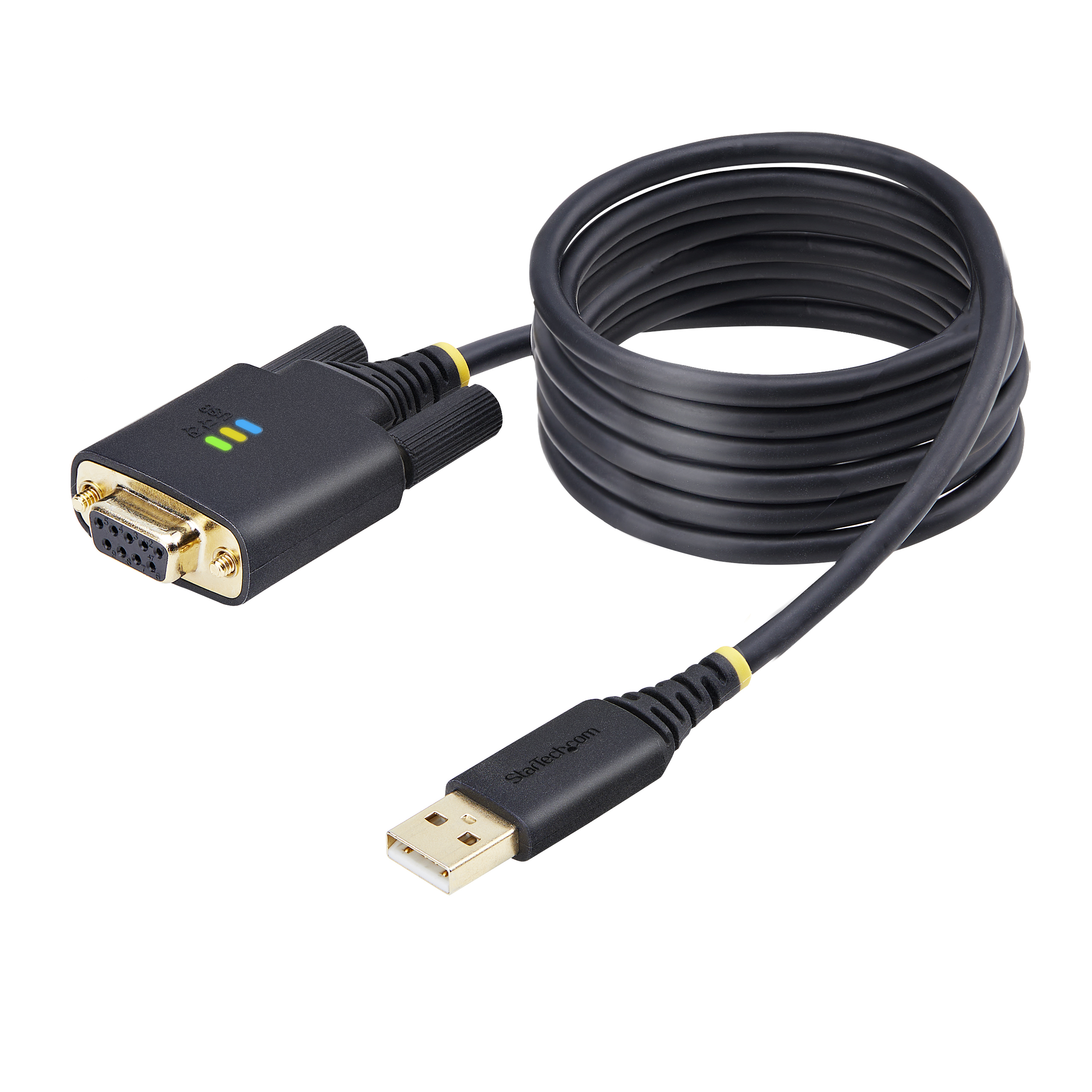STARTECH StarTech.com 6.6ft/2m USB to Null Modem Serial Adapter Cable, FTDI, RS232