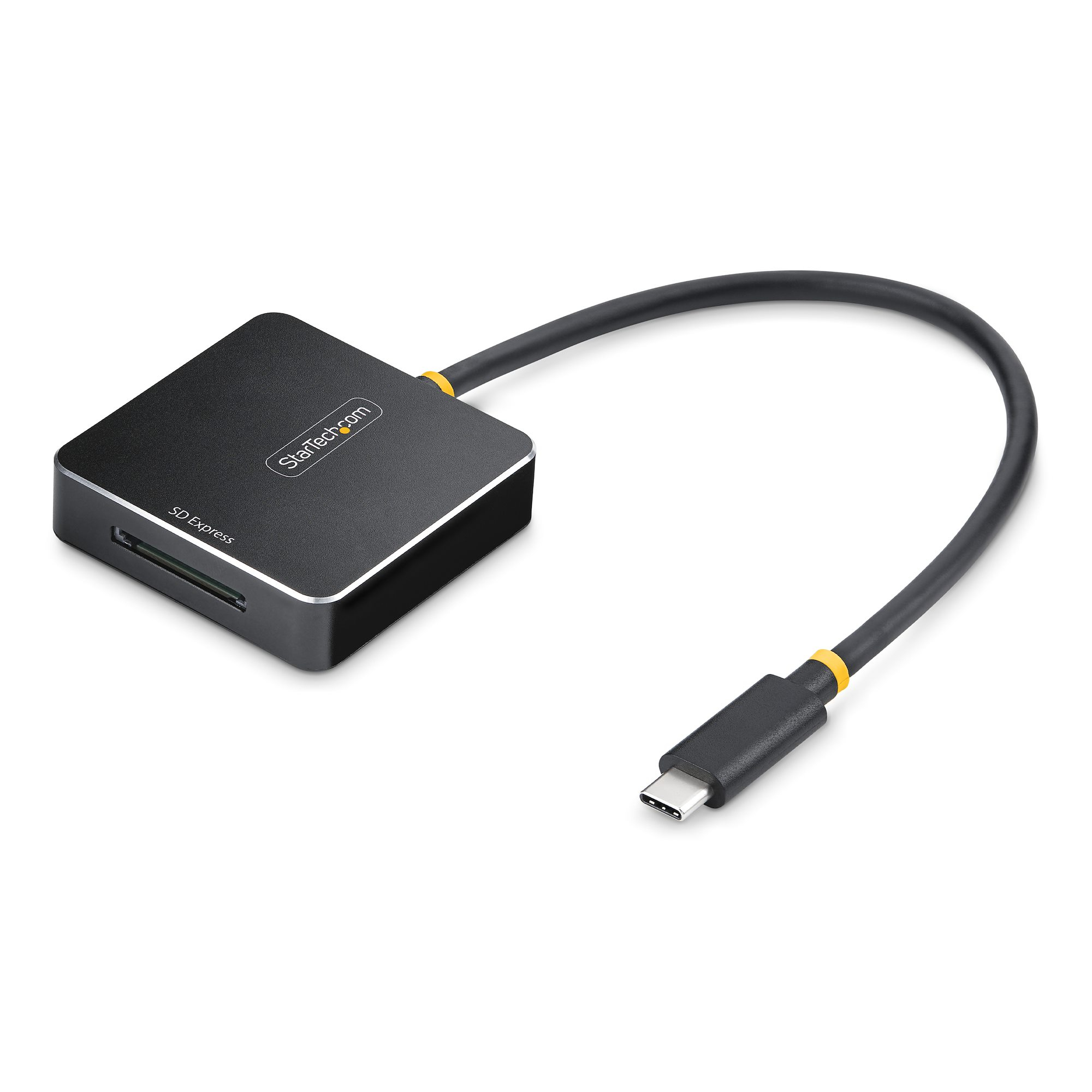 STARTECH USB-C SD Express Card Reader, Portable USB 3.2 (10Gbps) Memory Card Reader, USB Type-C to Secure Digital 7.1 Adapter