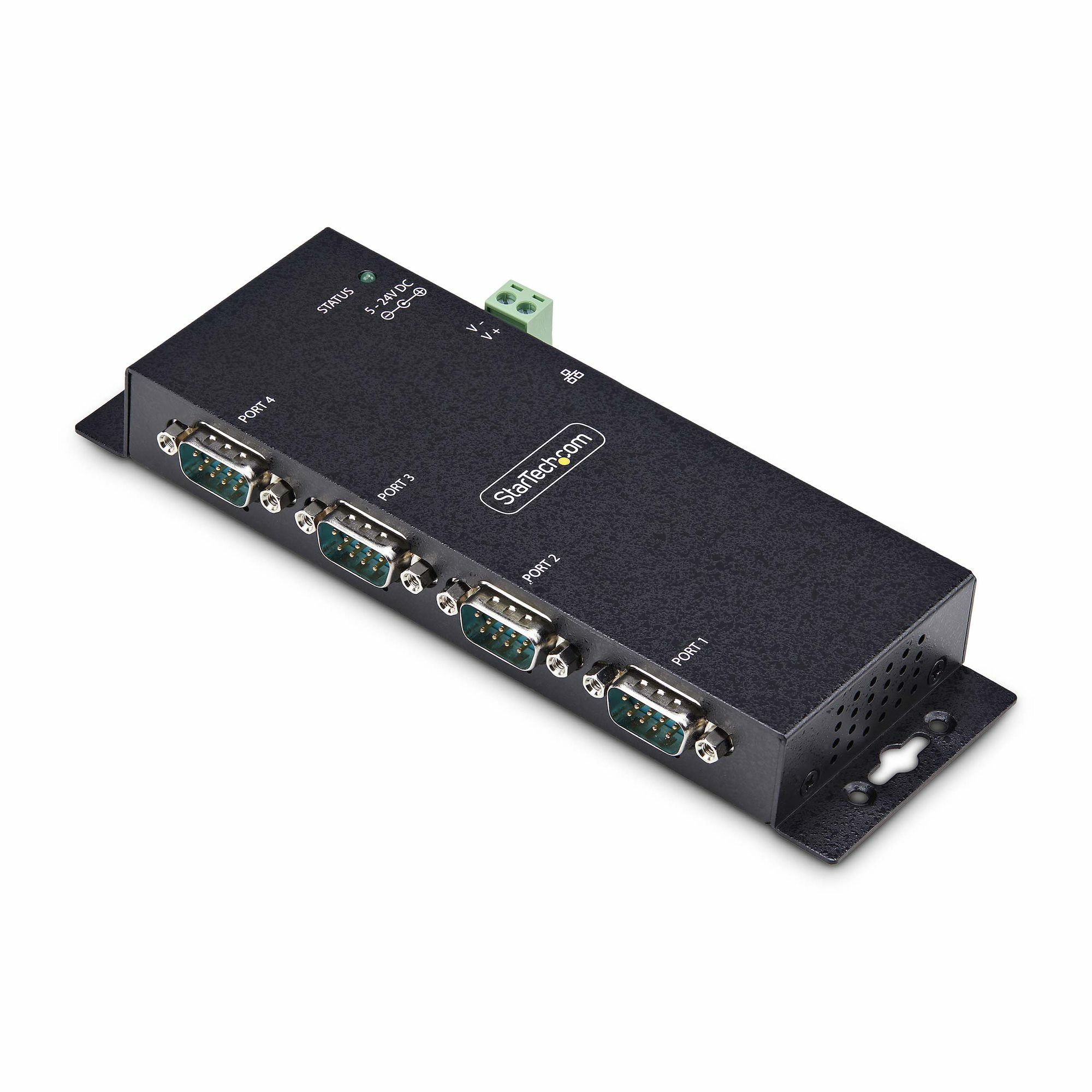 STARTECH StarTech.com Adaptateur Série vers Ethernet à 4 Ports, LAN vers RS232 DB9