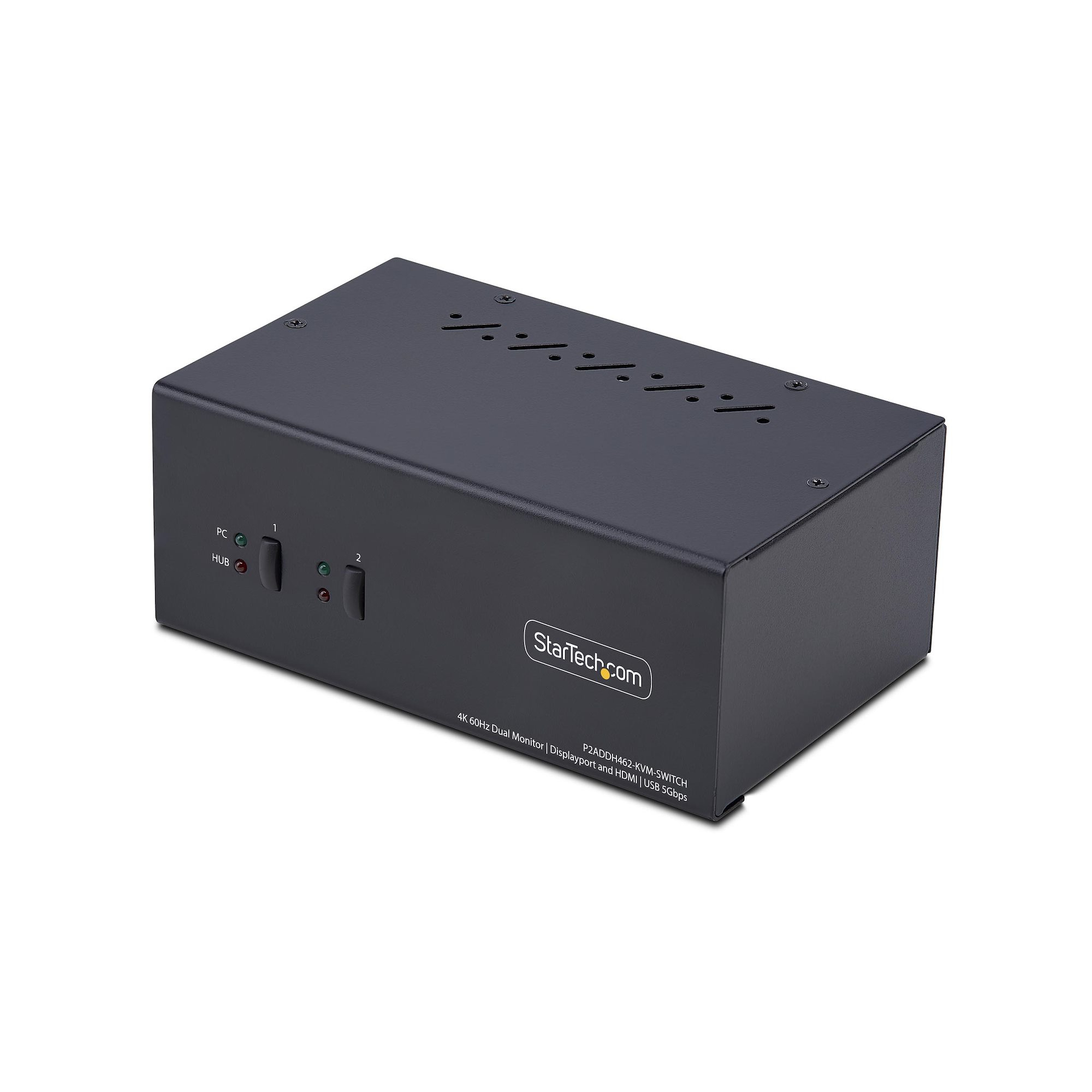 STARTECH StarTech.com 2-Port Dual-Monitor DisplayPort en HDMI KVM Switch, 4K 60Hz