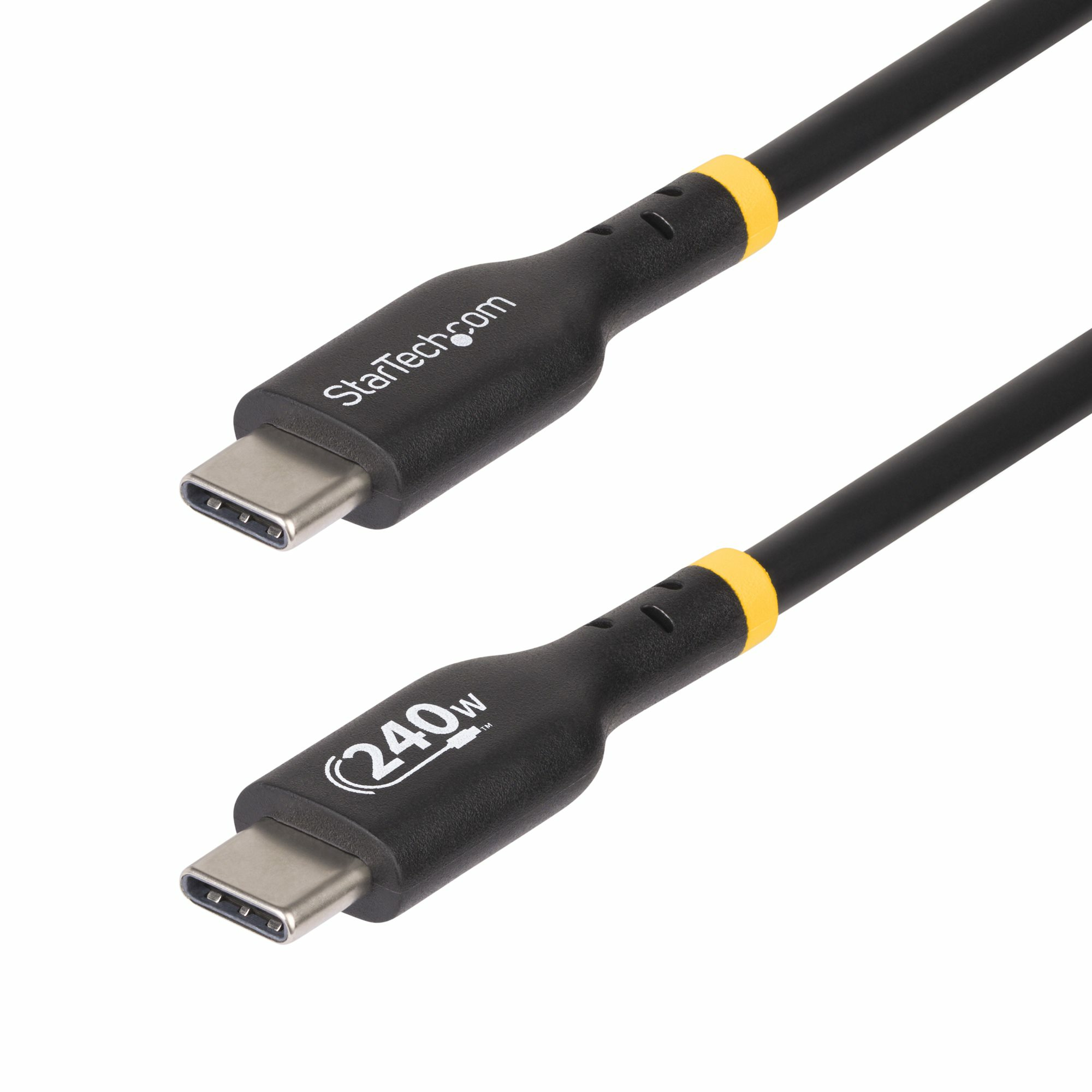 STARTECH StarTech.com Câble de Recharge USB-C de 2m, Cordon USB-C Certifié USB-IF