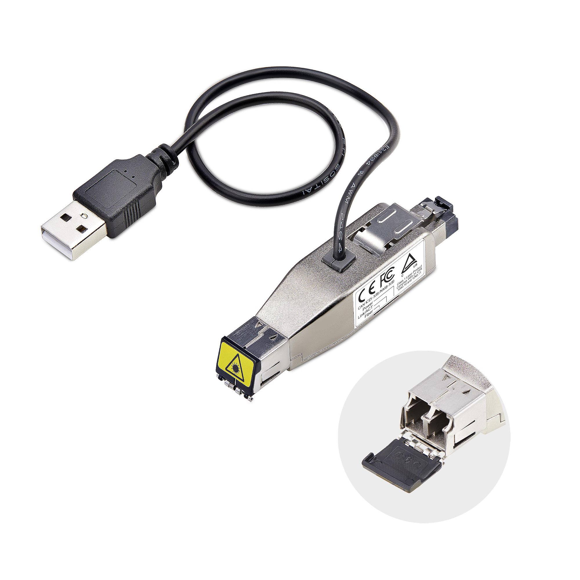 STARTECH StarTech.com Gigabit Fiber to RJ45 Ethernet Media Converter, Micro Mini