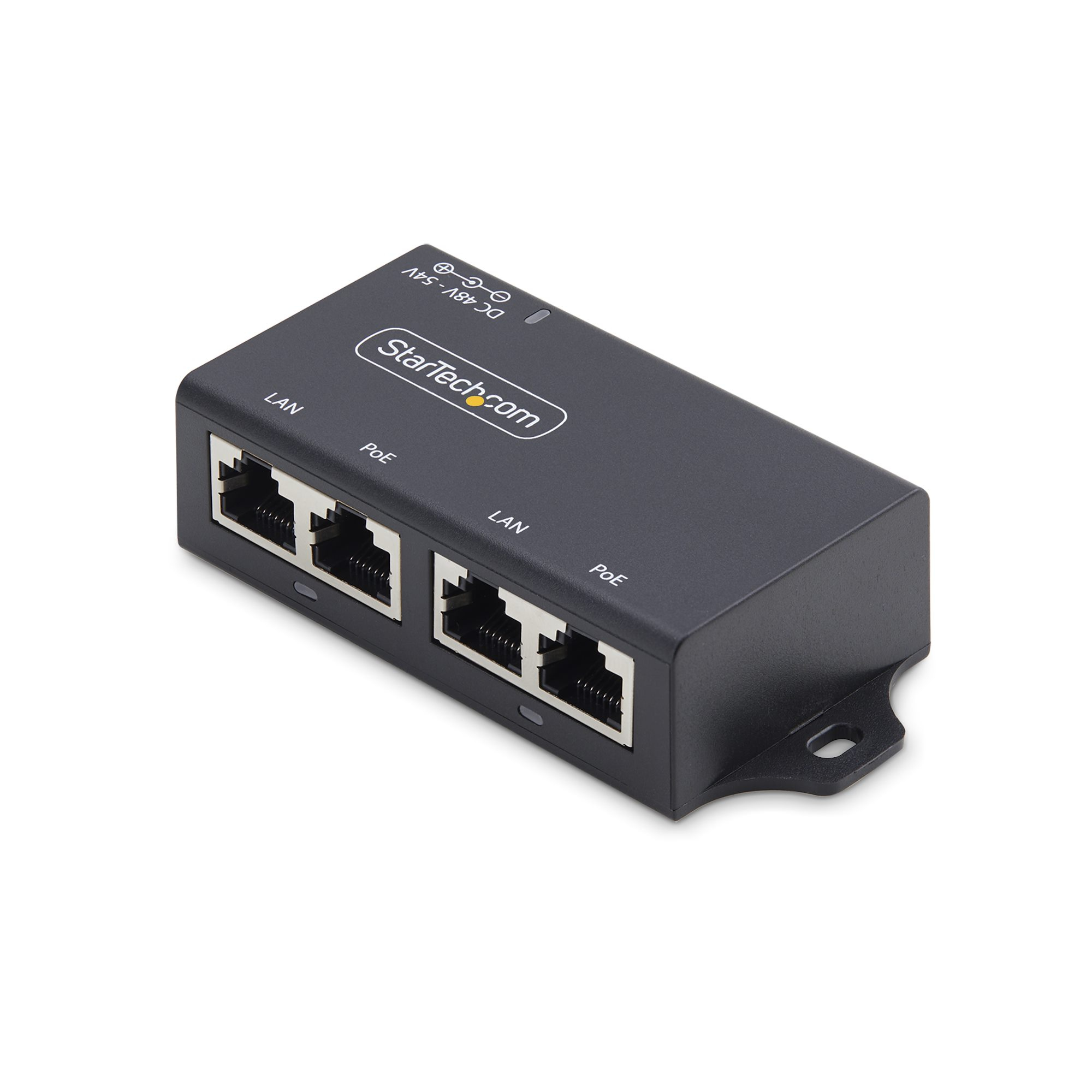 STARTECH StarTech.com 2-Port Gigabit PoE+ Injector, PoE/PoE+ (802.3af/802.3at) 30W