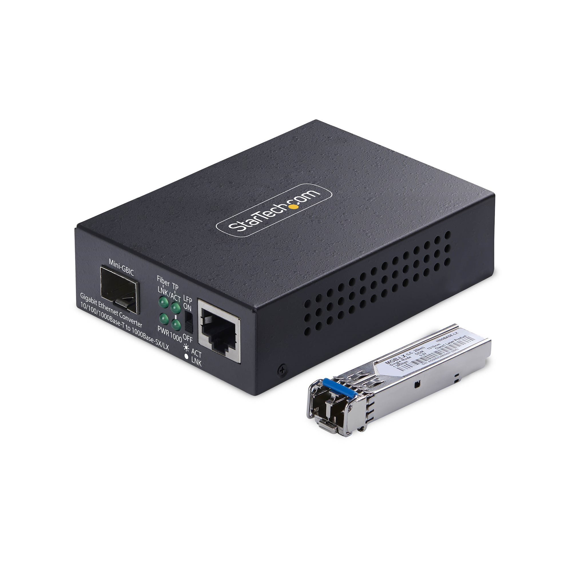 STARTECH Gigabit SM LC Fiber Media Converter 40km