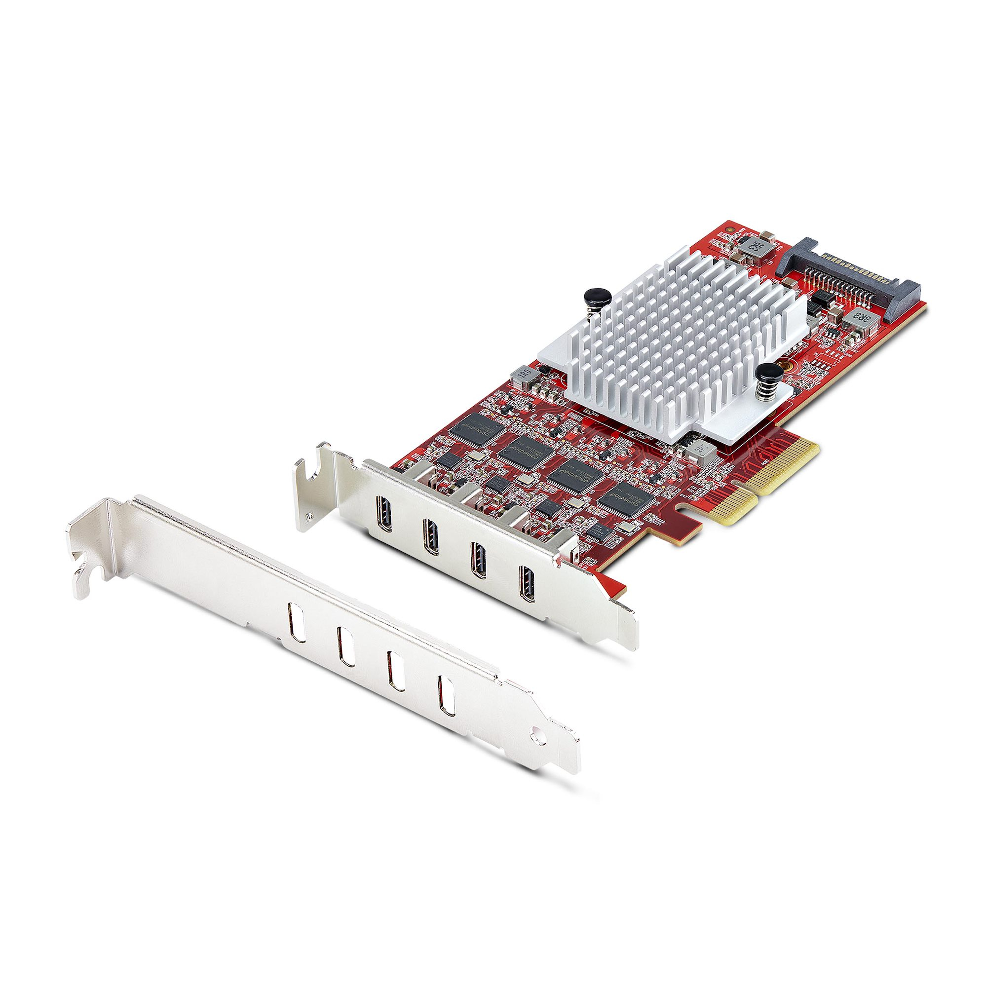 STARTECH StarTech.com 4-Port USB Type-C PCIe Card, USB-C 10Gb, 4x Controllers, TAA