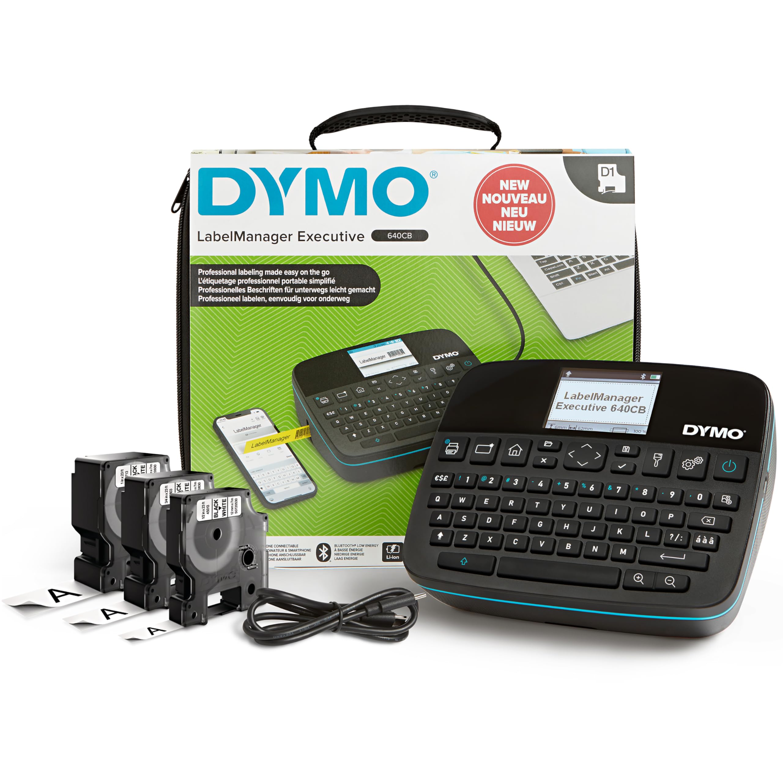 DYMO LABELMANAGER EXECUTIVE 640 CB QWERTY KITCASE