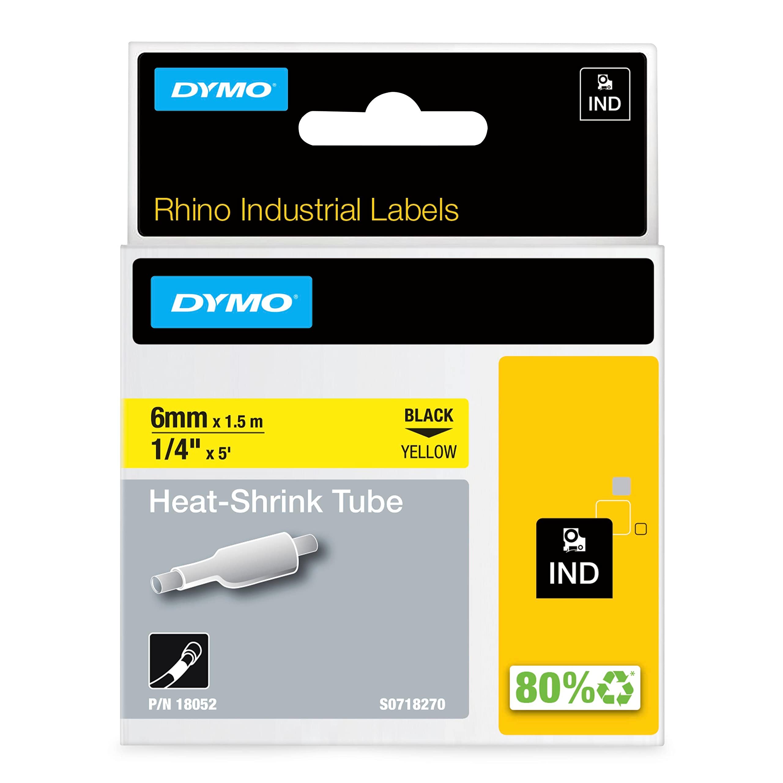 DYMO Rhino IND ORIGINAL Heißschrumpfschlauch 6mm x 1