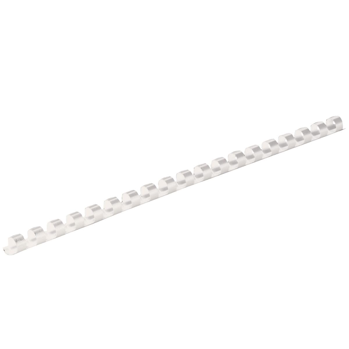 Fellowes anneaux plastiques 6mm blanc x 25pk