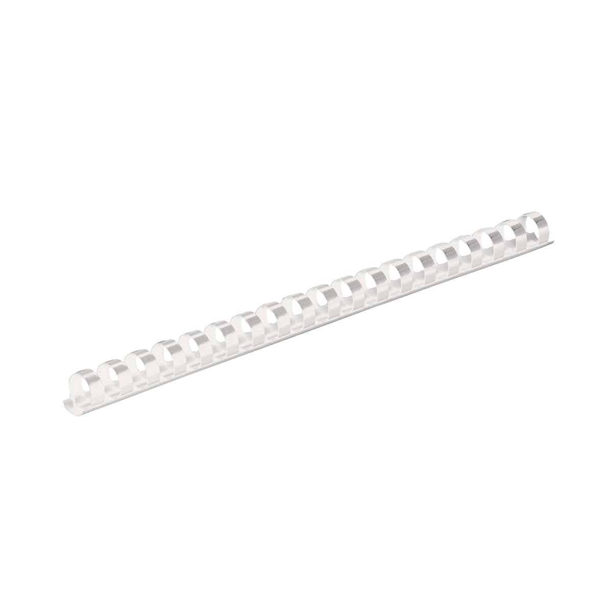 Fellowes anneaux plastiques 10mm blanc x 25pk