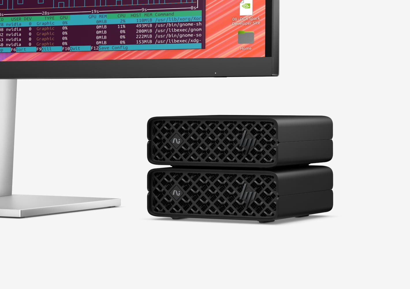 HP HP ZGX Nano G1n AI Station NVIDIA GraceBlackwell 10 128Go LPDDR5X 1To SSD Integrated DGXOS 1-1-0 Wty be+BT