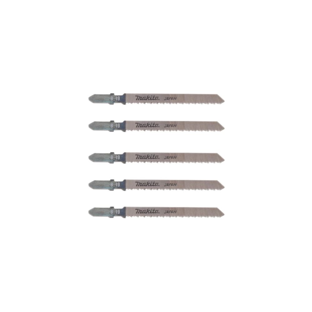 Makita Lot de 5 lames pour scie sauteuse 65mm, A-85715 B19