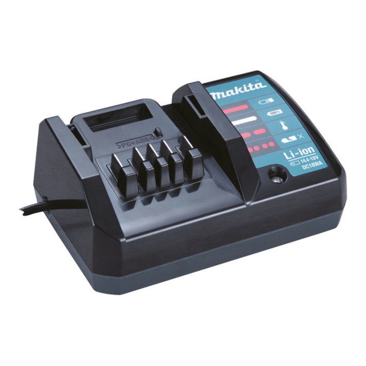 Makita Chargeur DC18WA Li-Ion 14,4V-18V (195423-6)