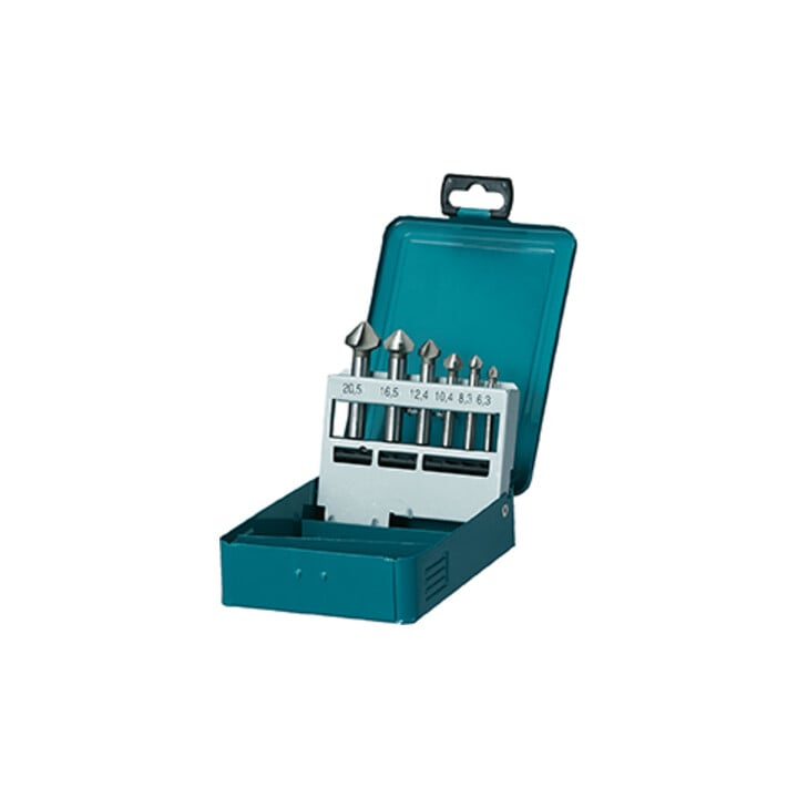 Makita Jeu de 6 fraises HSS  (D-42204)