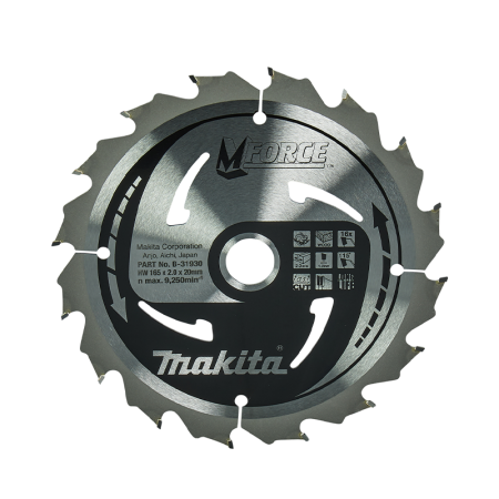 Makita Lame de scie circulaire M-Force T.C.T Bois Ø165 mm 16 dents