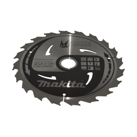 Makita Lame de scie circulaire M-Force Bois Ø235 mm 20 dents