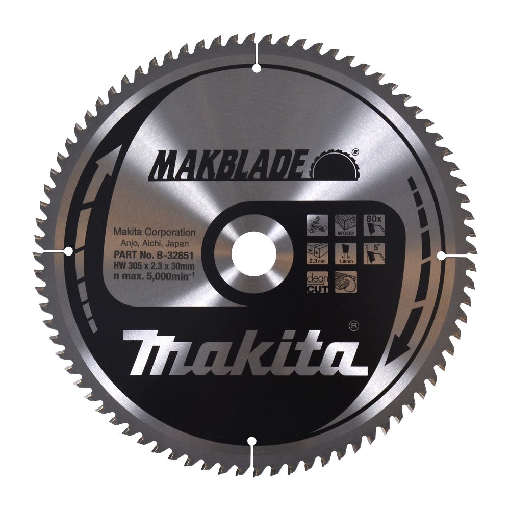 Makita Lame de scie circulaire bois 305 x 30mm 80 dents