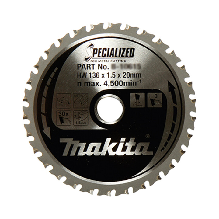 Makita Lame de scie pour tôle 150x20x52Z B-47042