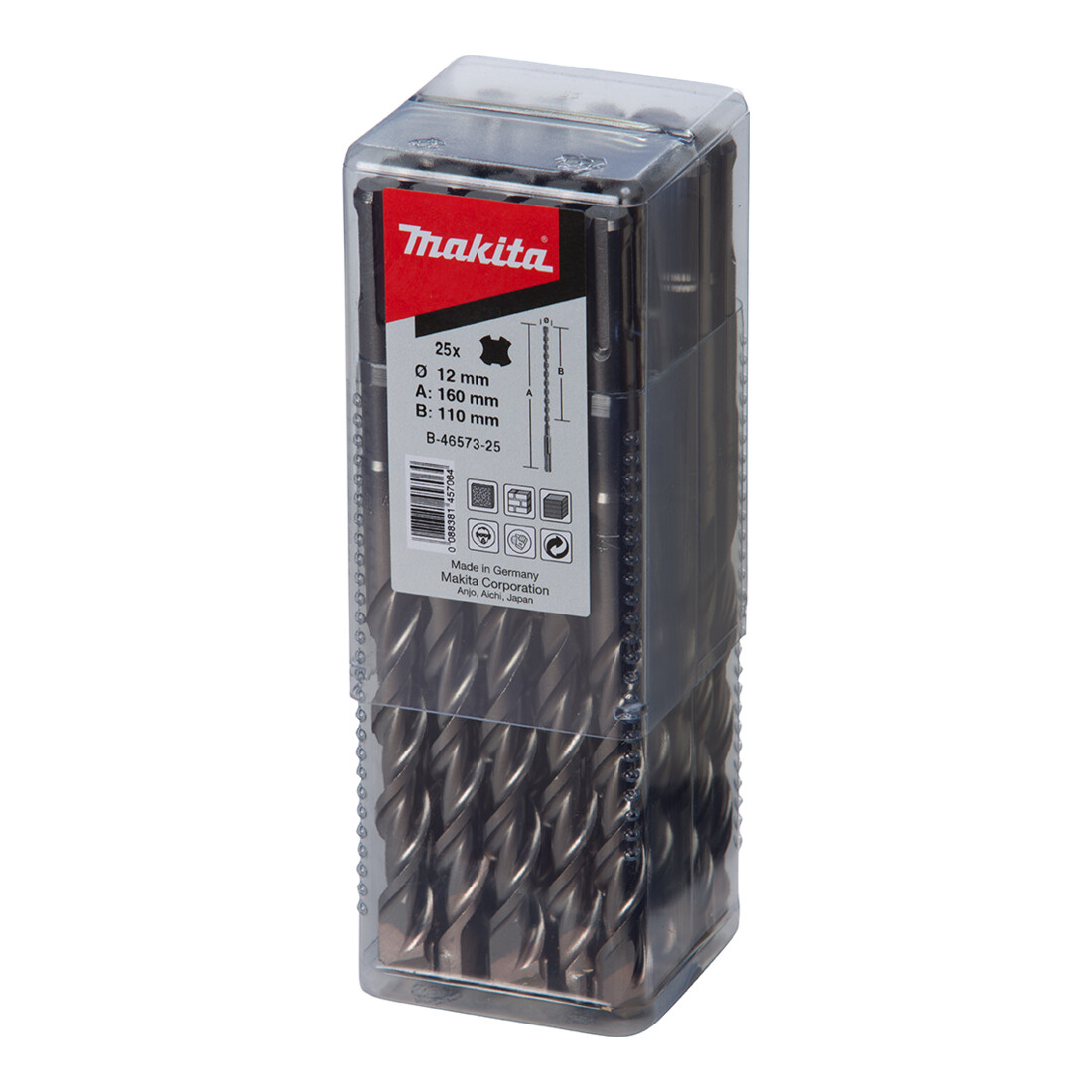 Makita SDS-V-PLUS jeu de forets 5x160 25 pièces B-46501-25