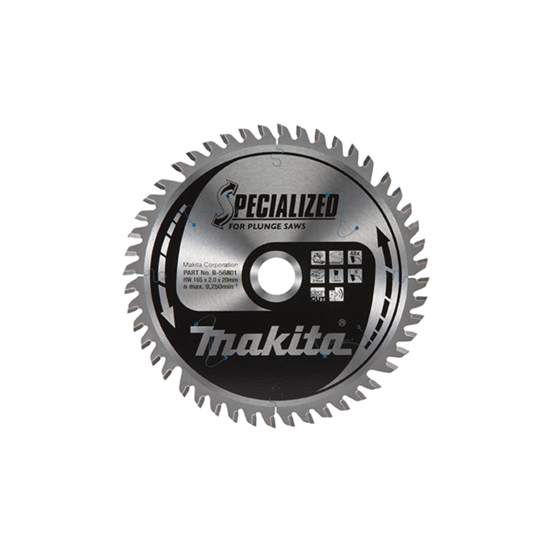 Makita lame de scie SPECIALISEE 165x20x48Z