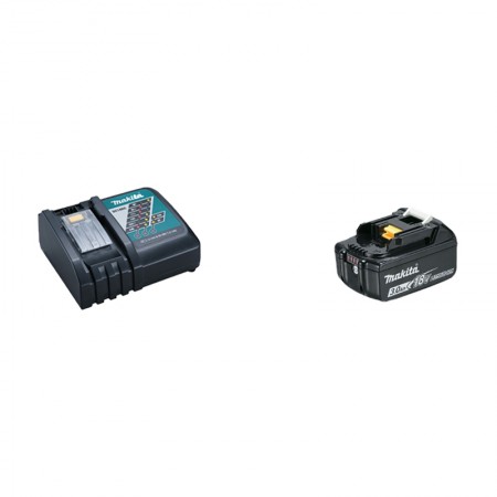 Makita Pack 1 batterie BL1830B 18V 3 Ah + chargeur DC18RC