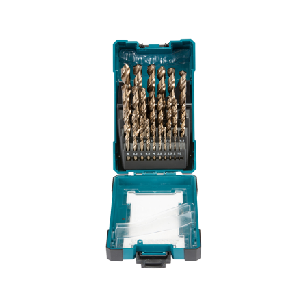 Makita Coffret de 25 forets à metaux Ø1-13 mm HSS-Co 5%