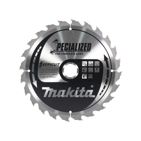 Makita Lame carbure de scie circulaire EFFICUT Specialized Bois Ø235 mm