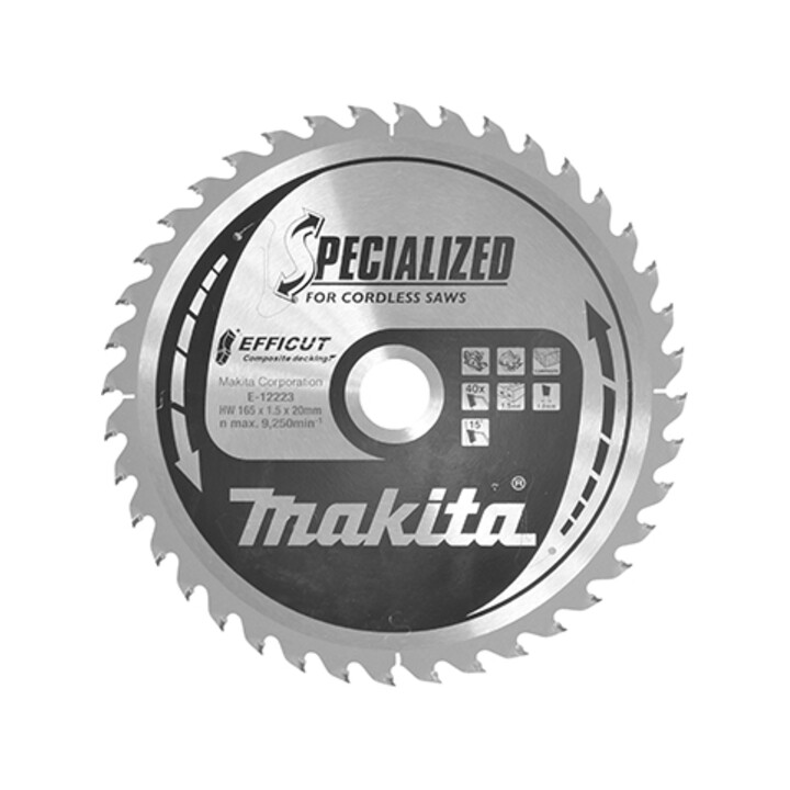 Makita lame de scie EFFICUT 165x20x40Z
