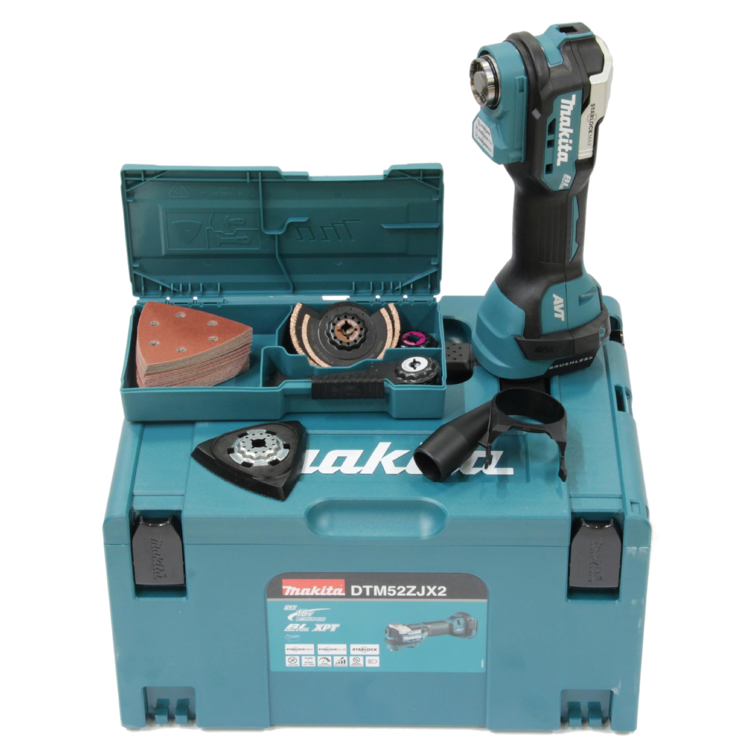 Makita Akku-Multifunktions-Werkzeug DTM52ZJX2