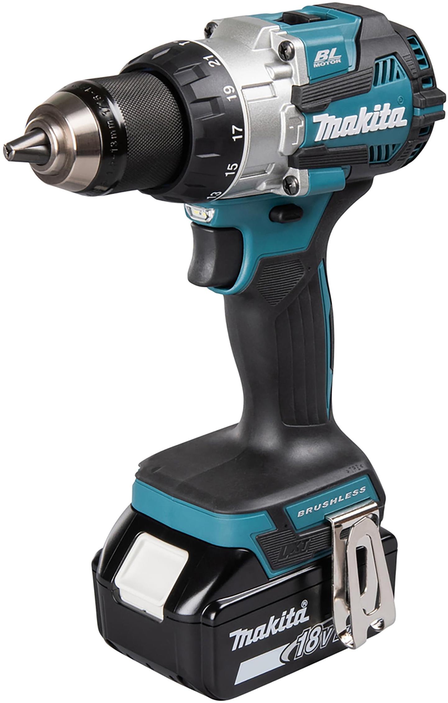 Makita perceuse makita visseuse DHP489RTJ 18.0 V 62 W avec batterie sans fil 5.0 Ah