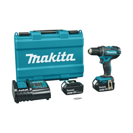 Makita Perceuse-visseuse 18V DDF482 + 2 batteries BL1830B 18V 3 Ah + 1 chargeur DC18SD