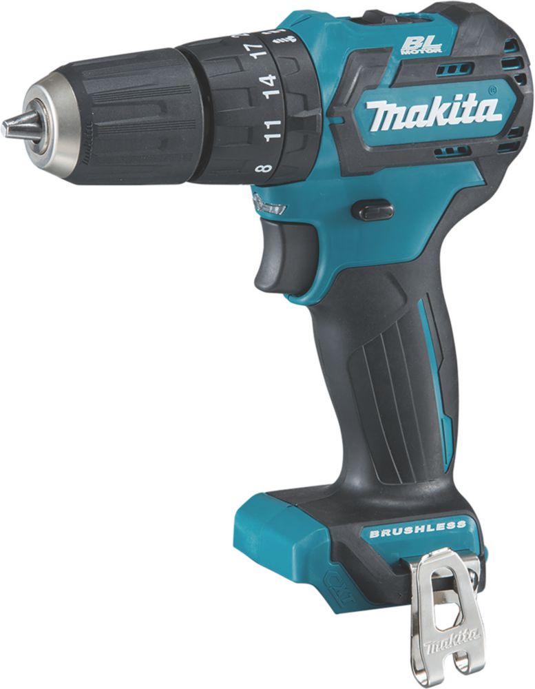 Makita Perceuse visseuse à percussion sans fil et brushless HP332DZ 10,8V Li-Ion CXT