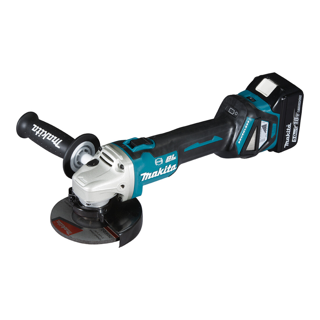 Makita Meuleuse d'angle sans fil  DGA513RTJ 18 V / 5.0 Ah, 2 batteries + chargeur en MAKPAC