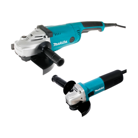 Makita Pack meuleuse Ø125 mm 9558HNRG + meuleuse Ø230 mm GA9020